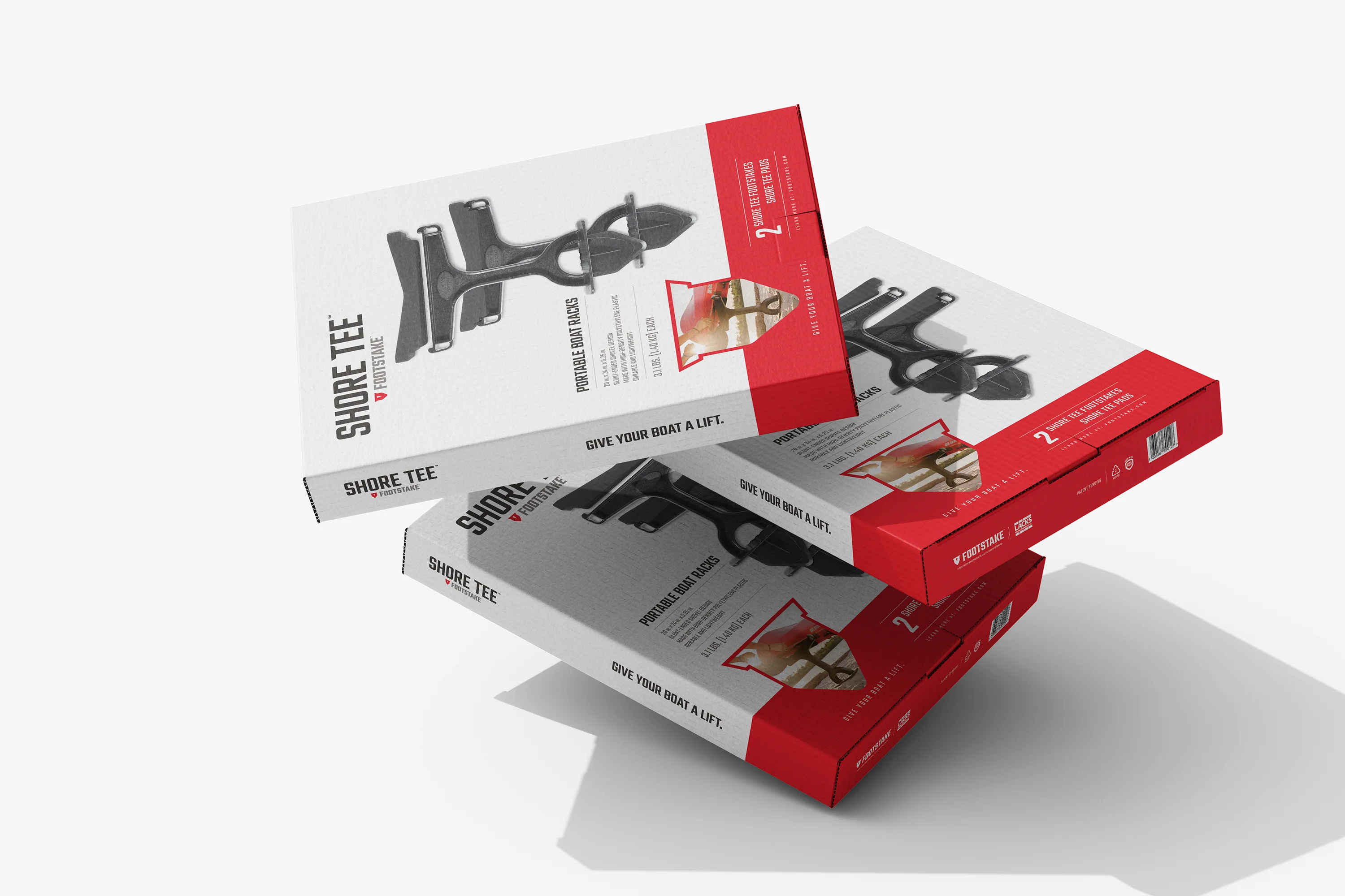 footstake-shore-tee-product-packaging-design