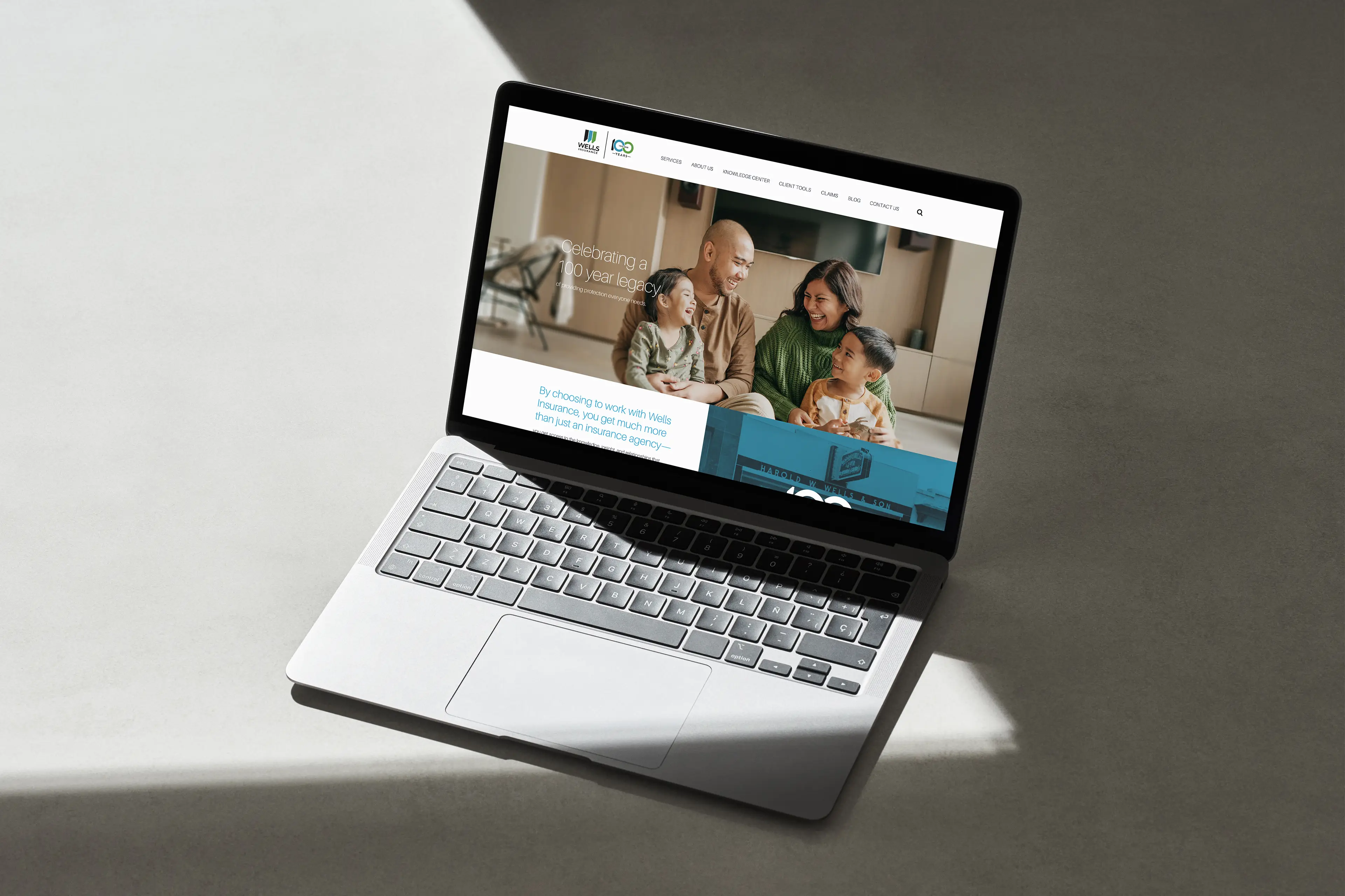 wells-insurance-centennial-landing-page
