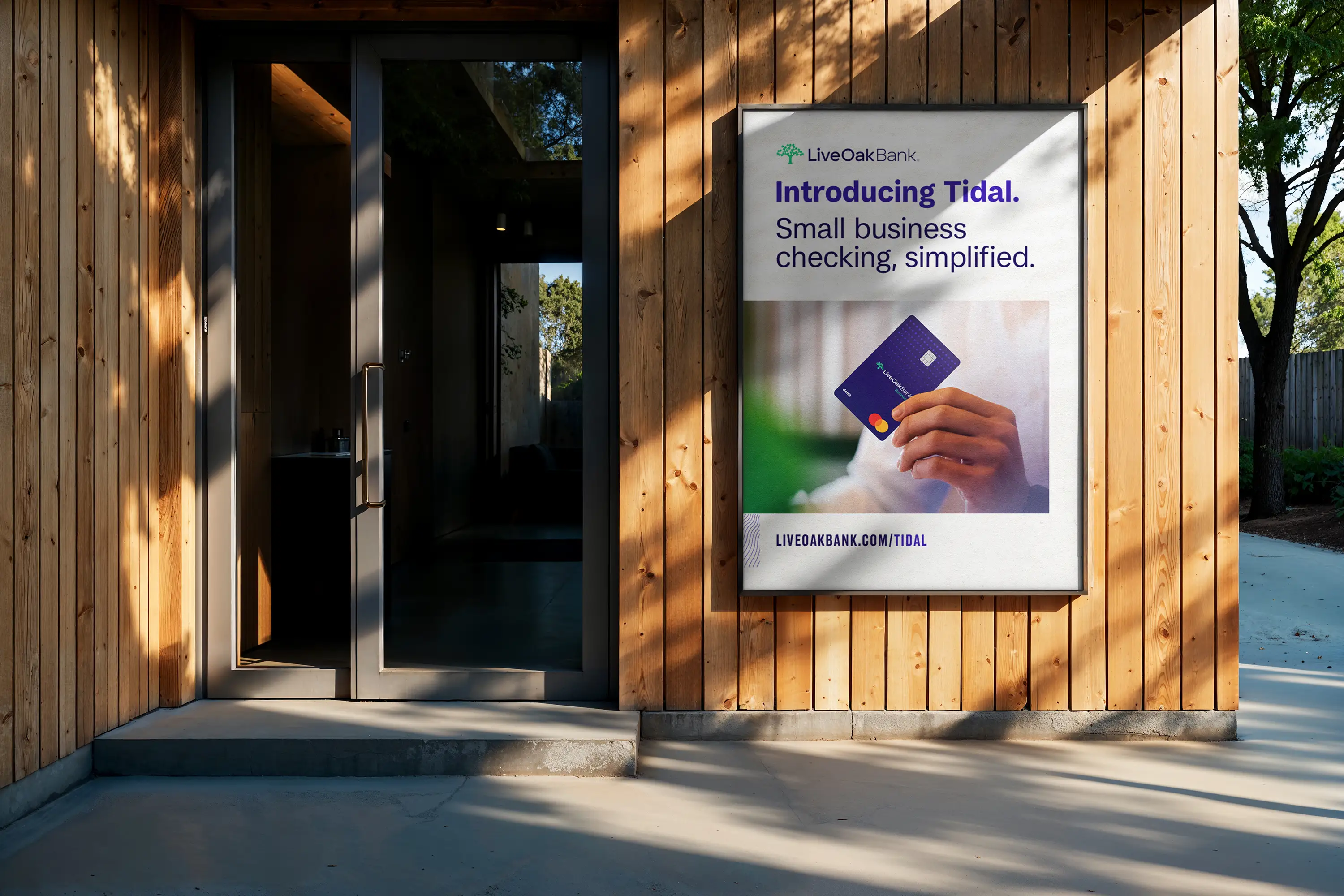 live-oak-bank-tidal-small-business-checking-campaign-out-of-home-advertisement-product-intro-print-poster