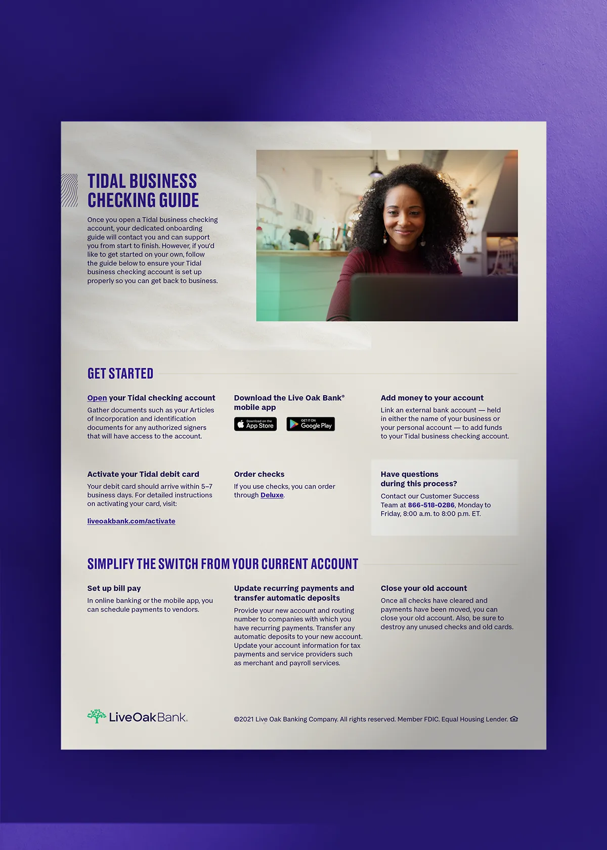live-oak-bank-tidal-small-business-checking-guide-digital-sales-sheet-portrait