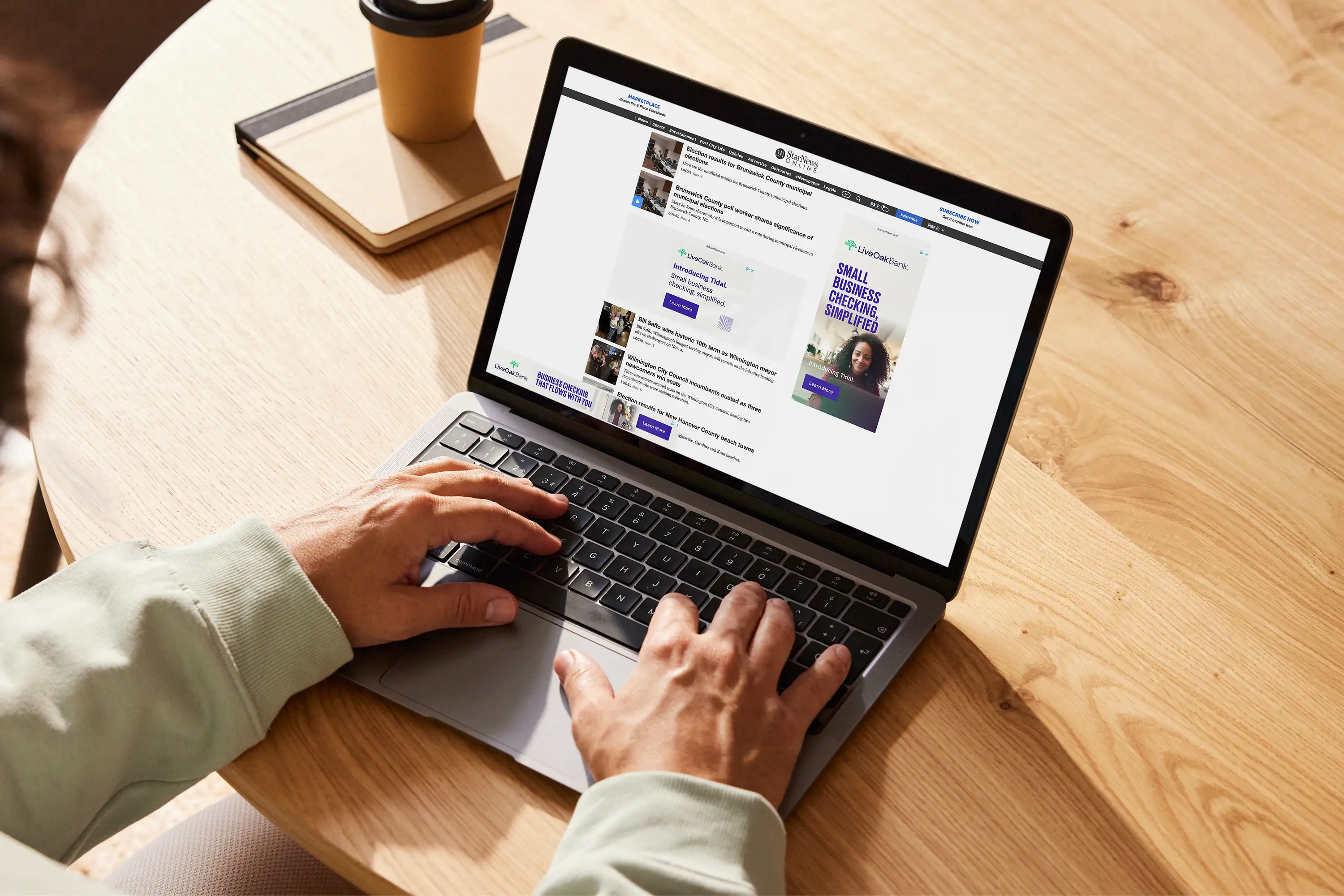 live-oak-bank-tidal-small-business-checking-integrated-marketing-campaign-google-display-ads